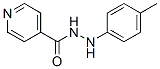 Isonicotinic acid, 2-p-tolylhydrazide (8CI) 구조식 이미지