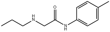 p-Acetotoluidide, 2-(propylamino)- (8CI) 구조식 이미지
