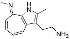 Cyclohepta[b]pyrrole, 3-(2-aminoethyl)-1,8-dihydro-2-methyl-8-(methylimino)- (8CI) 구조식 이미지