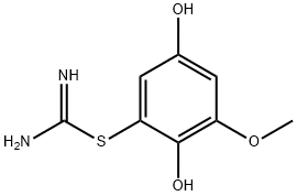 Pseudourea, 2-(2,5-dihydroxy-3-methoxyphenyl)-2-thio- (8CI) Structure