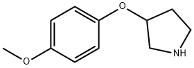 3-(4-METHOXYPHENOXY)PYRROLIDINE Structure