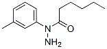 Hexanoic acid, 1-m-tolylhydrazide (8CI) Structure