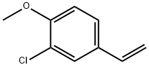 Benzene, 2-chloro-4-ethenyl-1-methoxy- 구조식 이미지