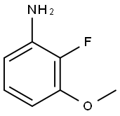 벤젠아민,2-플루오로-3-메톡시-(9CI) 구조식 이미지
