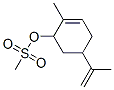 2-Cyclohexen-1-ol,2-methyl-5-(1-methylethenyl)-,methanesulfonate(9CI) 구조식 이미지