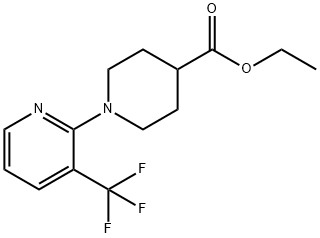 에틸1-[3-(트리플루오로메틸)피리딘-2-일]피페리딘-4-카르복실레이트 구조식 이미지