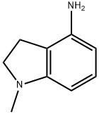 2,3-dihydro-1-Methyl-1H-Indol-4-aMine Structure