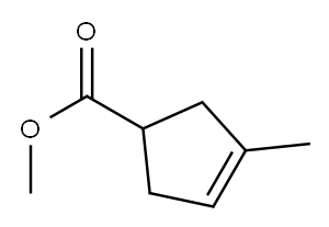 3-Cyclopentene-1-carboxylicacid,3-methyl-,methylester(9CI) 구조식 이미지