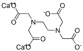 Ethylenediaminetetraacetic acid, calcium salt Structure