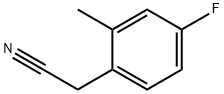 벤젠아세토니트릴,4-플루오로-2-메틸-(9CI) 구조식 이미지