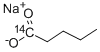 PENTANOIC ACID-CARBOXY-14C SODIUM Structure