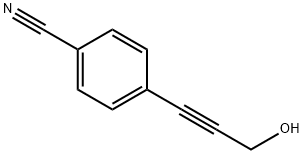 4-(3-HYDROXY-PROP-1-YNYL)-BENZONITRILE Structure