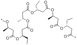 POLY(3-HYDROXYBUTYRATE-CO-3-HYDROXYVALERATE) Structure