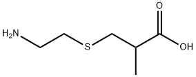 3-(2-aminoethylsulfanyl)-2-methyl-propanoic acid 구조식 이미지