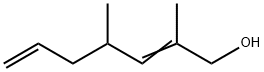 2,4-DIMETHYL-2,6-HEPTADIEN-1-OL 구조식 이미지