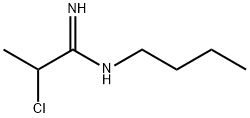 Propionamidine,  N-butyl-2-chloro-  (8CI) Structure