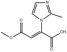 푸마르산,(2-메틸이미다졸-1-일)-,4-메틸에스테르(8CI) 구조식 이미지