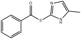 Benzoic acid, thio-, S-(4-methylimidazol-2-yl) ester (8CI) Structure
