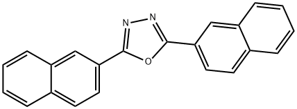 2,5-di(2-naphthyl)-1,3,4-oxadiazole Structure
