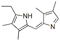 Pyrrole, 2-[(3,4-dimethyl-2H-pyrrol-2-ylidene)methyl]-5-ethyl-3,4-dimethyl- (8CI) 구조식 이미지