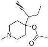 4-Piperidinol,4-(1-ethyl-2-propynyl)-1-methyl-,acetate(ester)(8CI) Structure