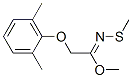 Acetimidic acid, N-methylthio-2-(2,6-xylyloxy)-, methyl ester (8CI) Structure