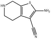 2-amino-4,5,6,7-tetrahydrothieno[2,3-c]pyridine-3-carbonitrile Structure