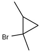 Cyclopropane, 1-bromo-1,2-dimethyl- (9CI) 구조식 이미지