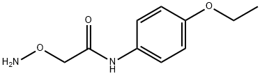 p-아세토페네티다이드,2-(아미노옥시)-(8CI) 구조식 이미지