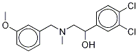 3,4-Dichloro-α-[[[(3-Methoxyphenyl)Methyl]MethylaMino]Methyl]-benzeneMethanol Structure