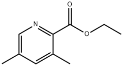 Ethyl 3, 5-diMethyl-2-pyridinecarboxylate 구조식 이미지
