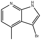 1H-Pyrrolo[2,3-b]pyridine,3-bromo-4-methyl-(8CI) Structure