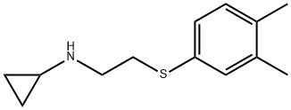 시클로프로필아민,N-[2-(3,4-자일릴티오)에틸]-(8CI) 구조식 이미지