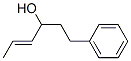 Benzenepropanol, alpha-1-propenyl- Structure