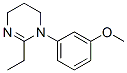 Pyrimidine, 2-ethyl-1,4,5,6-tetrahydro-1-(m-methoxyphenyl)- (8CI) 구조식 이미지