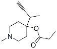 4-Piperidinol,1-methyl-4-(1-methyl-2-propynyl)-,propionate(ester)(8CI) 구조식 이미지