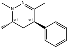 Pyridazine, 1,4,5,6-tetrahydro-1,3,6-trimethyl-4-phenyl-, trans- (8CI) Structure