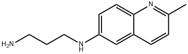 Quinaldine, 6-[(3-aminopropyl)amino]- (8CI) Structure