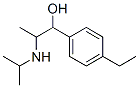 Benzyl alcohol, p-ethyl-alpha-[1-(isopropylamino)ethyl]- (8CI) Structure