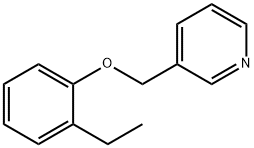 피리딘,3-[(o-에틸페녹시)메틸]-(8CI) 구조식 이미지