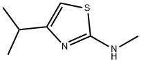 2-Thiazolamine,  N-methyl-4-(1-methylethyl)- Structure