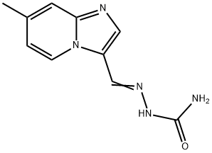 이미다조[1,2-a]피리딘-3-카르복스알데히드,7-메틸-,세미카르바존(8CI) 구조식 이미지
