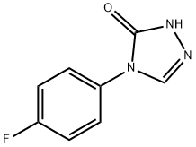 4-(4-Fluorophenyl)-1H-1,2,4-triazol-5(4H)-one Structure