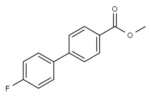 Methyl 4'-fluorobiphenyl-4-carboxylate 구조식 이미지