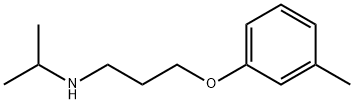Propylamine, N-isopropyl-3-(m-tolyloxy)- (8CI) Structure
