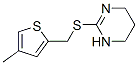 Pyrimidine, 1,4,5,6-tetrahydro-2-[(4-methyl-2-thenyl)thio]- (8CI) 구조식 이미지