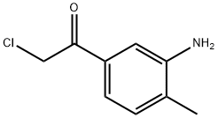 Ethanone, 1-(3-amino-4-methylphenyl)-2-chloro- (9CI) 구조식 이미지