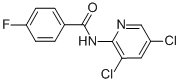 N-(3,5-DICHLORO-2-PYRIDINYL)-4-FLUORO-BENZAMIDE Structure