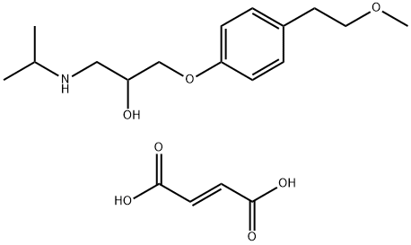 Metoprolol fumarate Structure