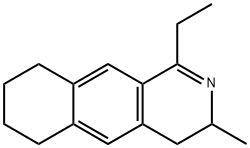 Benz[g]isoquinoline, 1-ethyl-3,4,6,7,8,9-hexahydro-3-methyl- (8CI) Structure